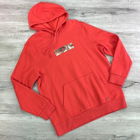 🔹 HURLEY- BOX LOGO HOODIE SWEATSHIRT - Picture 1 of 8